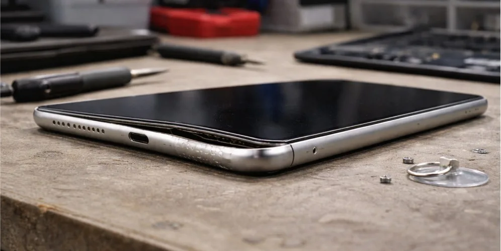 iPad frame damage screen issue