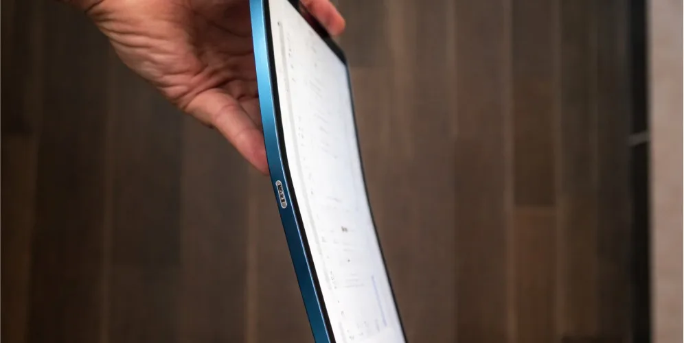 iPad screen replacement bent frame