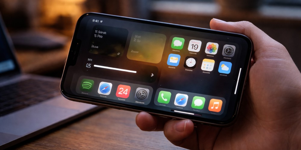 iPhone screen randomly dimming